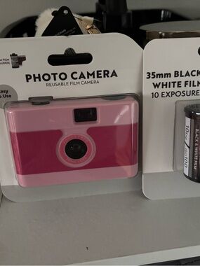 Pink Reusable Photo Camera
